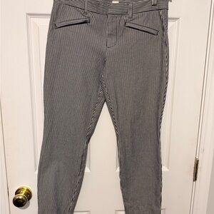 GAP Blue and White Pinstripe Ankle Pants